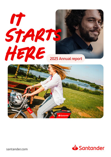 Thumbnail Santander Annual Report 2025
