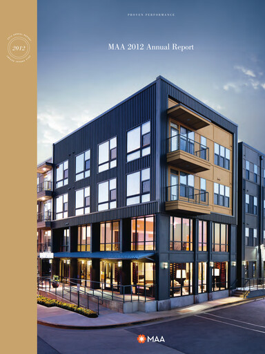 Thumbnail Mid-America Apartment Communities Annual Report 2012