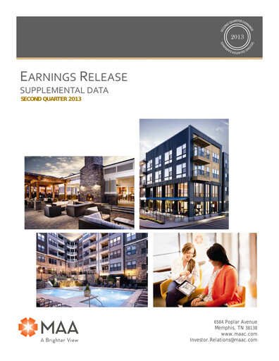 Thumbnail Mid-America Apartment Communities Quarterly Report 2013-q2