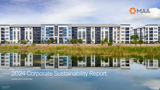 Miniature Mid-America Apartment Communities Rapport de durabilité 2024