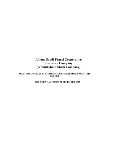 Thumbnail Allianz Saudi Fransi Cooperative Insurance Annual Report 2023