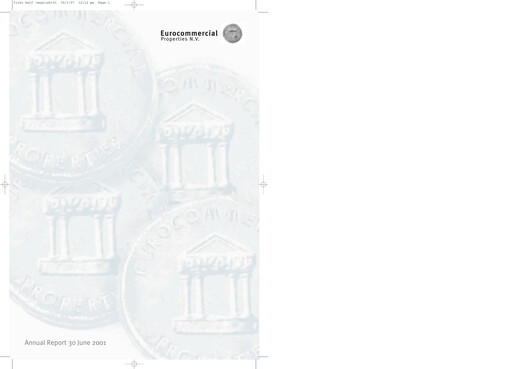 Thumbnail Eurocommercial Properties Annual Report 2000-2001