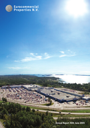 Thumbnail Eurocommercial Properties Annual Report 2004-2005