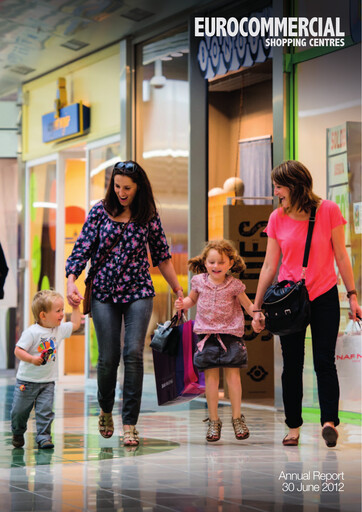 Thumbnail Eurocommercial Properties Annual Report 2011-2012