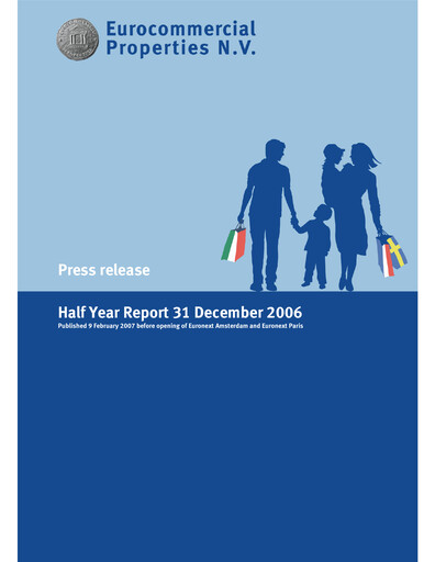 Thumbnail Eurocommercial Properties Half-year Report 2006-2007-h1