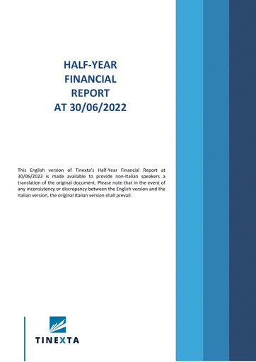 Thumbnail Tinexta Half-year Report 2022