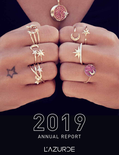 Thumbnail L'azurde Company for Jewelry Annual Report 2019