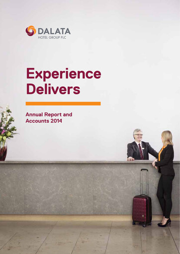 Thumbnail Dalata Hotel Group Annual Report 2014