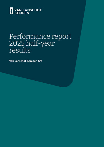 Miniature Van Lanschot Kempen Rapport financier 2025-h1