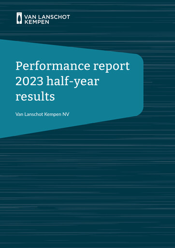 Thumbnail Van Lanschot Kempen Half-year Report 2023-h1