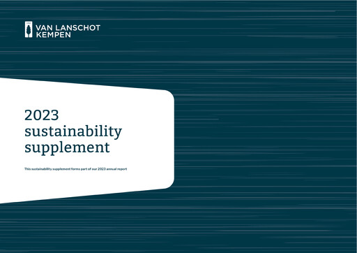 Thumbnail Van Lanschot Kempen Sustainability Report 2023