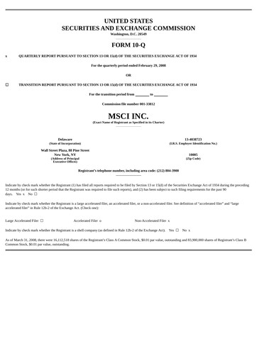 Vorschaubild MSCI Quartalsbericht 2008-q1