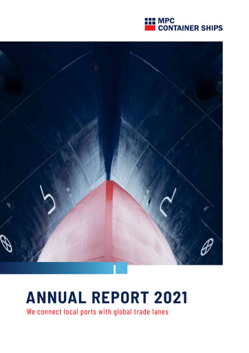 Thumbnail MPC Container Ships Annual Report 2021