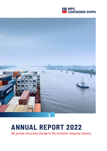 Thumbnail MPC Container Ships Annual Report 2022