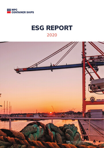 Miniature MPC Container Ships Rapport ESG 2020