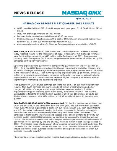 Vorschaubild Nasdaq Quartalsbericht 2012-q1