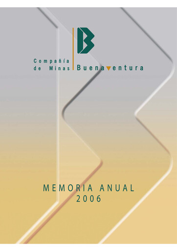 Miniature Buenaventura Mining Company  Rapport annuel 2006