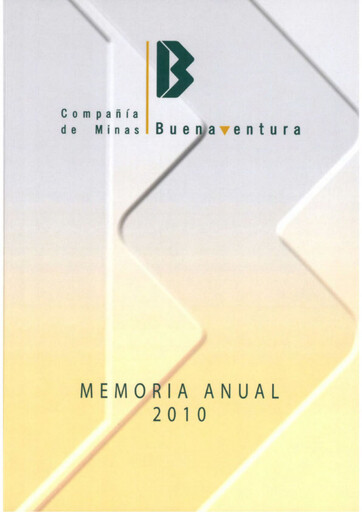 Miniature Buenaventura Mining Company  Rapport annuel 2010