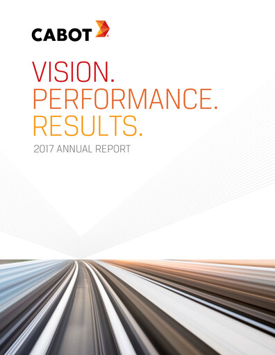 Thumbnail Cabot Corporation
 Annual Report 2017