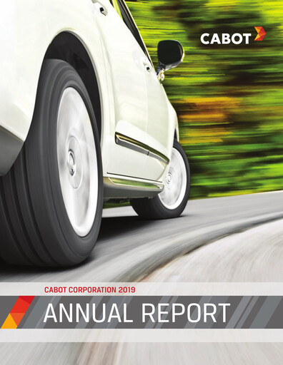 Thumbnail Cabot Corporation
 Annual Report 2019