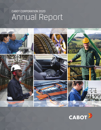 Thumbnail Cabot Corporation
 Annual Report 2020