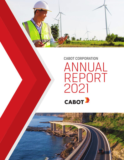 Thumbnail Cabot Corporation
 Annual Report 2021