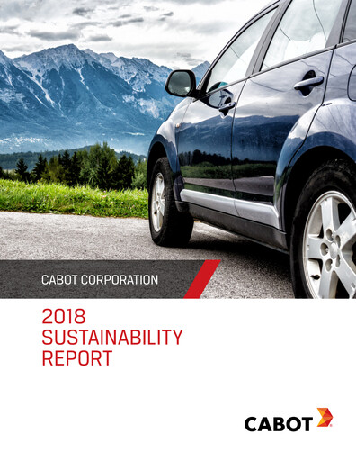 Thumbnail Cabot Corporation
 Sustainability Report 2018