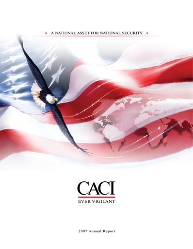 Miniature CACI International Inc Rapport annuel 2007