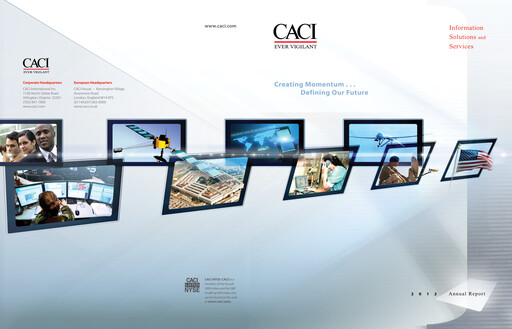 Miniature CACI International Inc Rapport annuel 2012