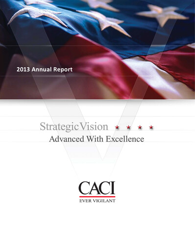 Miniature CACI International Inc Rapport annuel 2013