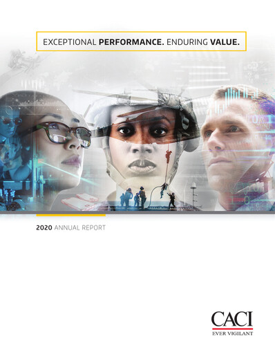 Miniature CACI International Inc Rapport annuel 2020