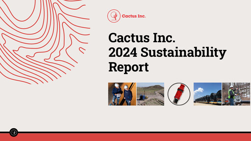 Vorschaubild Cactus Inc Nachhaltigkeitsbericht 2024