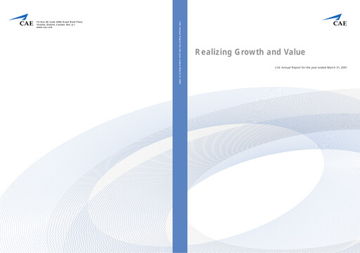 Thumbnail CAE Annual Report 2001