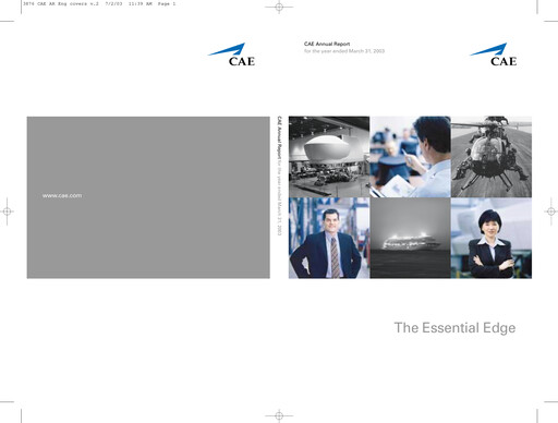 Thumbnail CAE Annual Report 2003