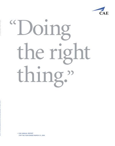 Thumbnail CAE Annual Report 2005