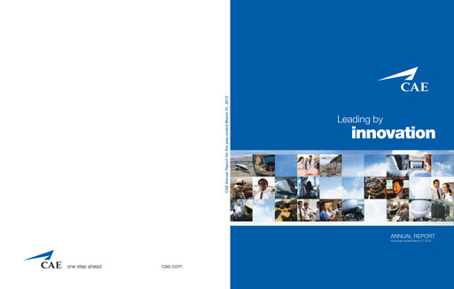 Thumbnail CAE Annual Report 2012