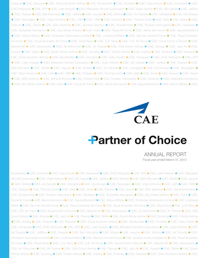 Thumbnail CAE Annual Report 2013