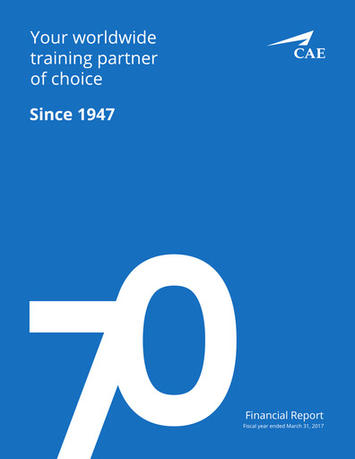 Thumbnail CAE Annual Report 2017