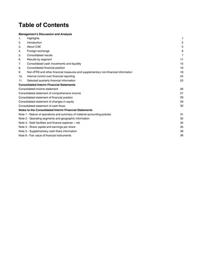 Vorschaubild CAE Inc. Quartalsbericht 2026-q3