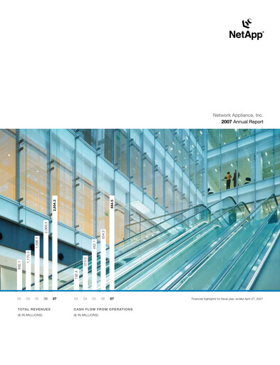 Miniature NetApp
 Rapport annuel 2007