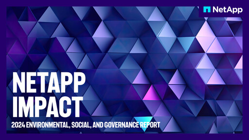 Miniature NetApp
 Rapport ESG 2024