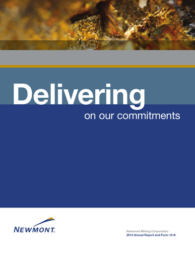 Miniature Newmont Rapport annuel 2014