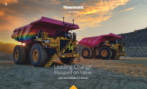 Miniature Newmont Rapport de durabilité 2021