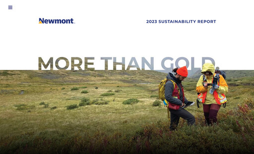Miniature Newmont Rapport de durabilité 2023