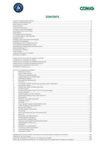 Thumbnail Cemig Financial Statement 2017