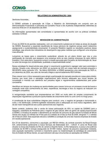 Thumbnail Cemig Financial Statement 2004