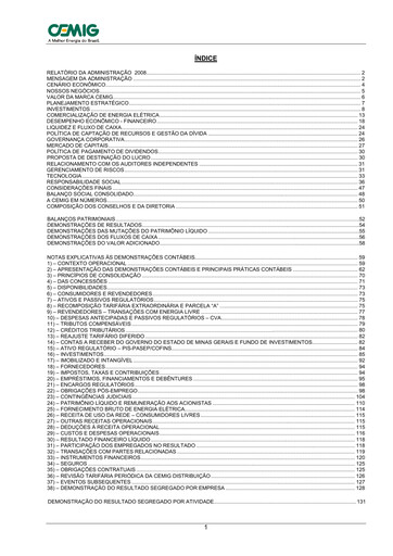 Thumbnail Cemig Financial Statement 2008