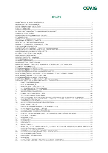 Thumbnail Cemig Financial Statement 2018