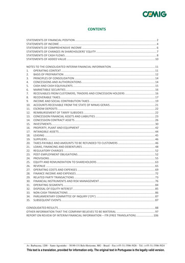 Thumbnail Cemig Financial Statement 2022-9m