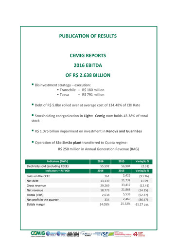 Vorschaubild Cemig Quartalsbericht 2016-q4